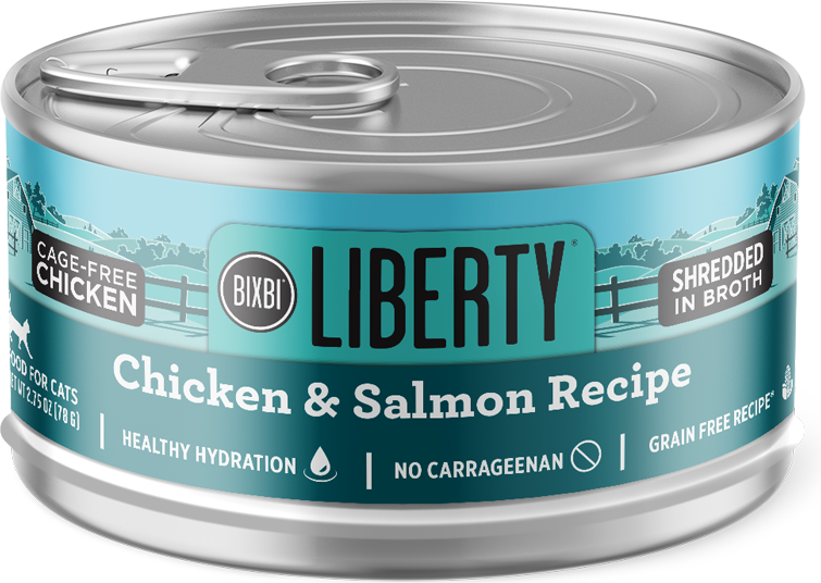 BIXBI Liberty - Chicken & Salmon Shreds